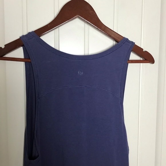 Lululemon To The Point Tank in Moody Blues. - Picture 6 of 7